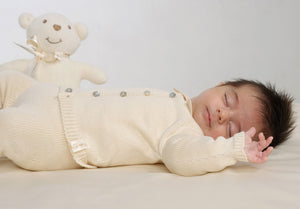 Cardigan NaturaPura / Seamless knitted cardigan - HOPLA' PARMA Baby Collections